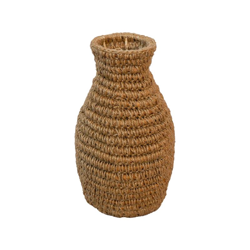 Βάζο Agelen I Inart sisal σε φυσική απόχρωση Φ20x33εκ Βάζο Agelen I Inart sisal σε φυσική απόχρωση Φ20x33εκ