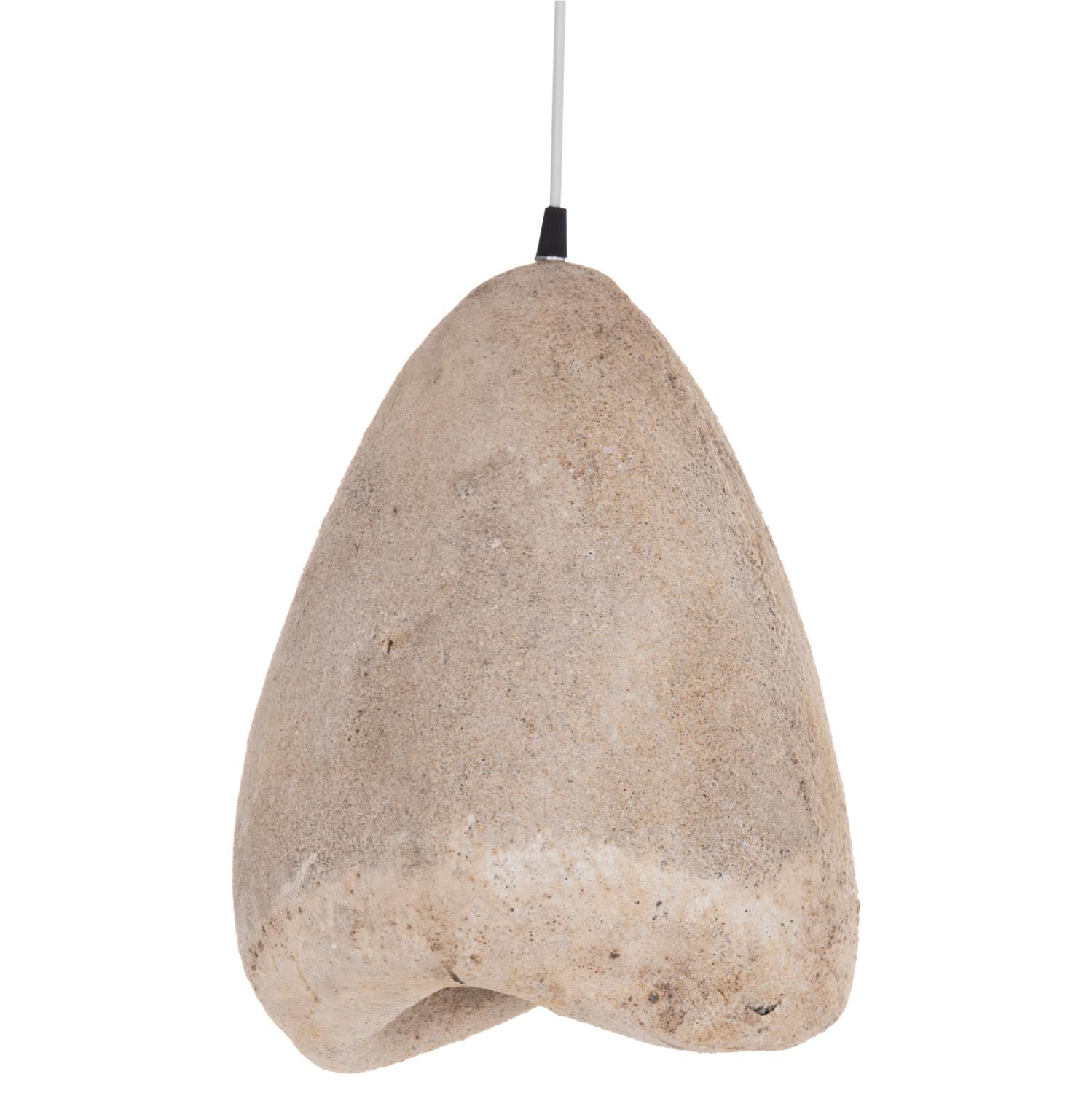 Φωτιστικό Οροφής C4417 με Όψη Πέτρας STONER (S) σε Σκούρο Μπέζ 35x27x90Υεκ.