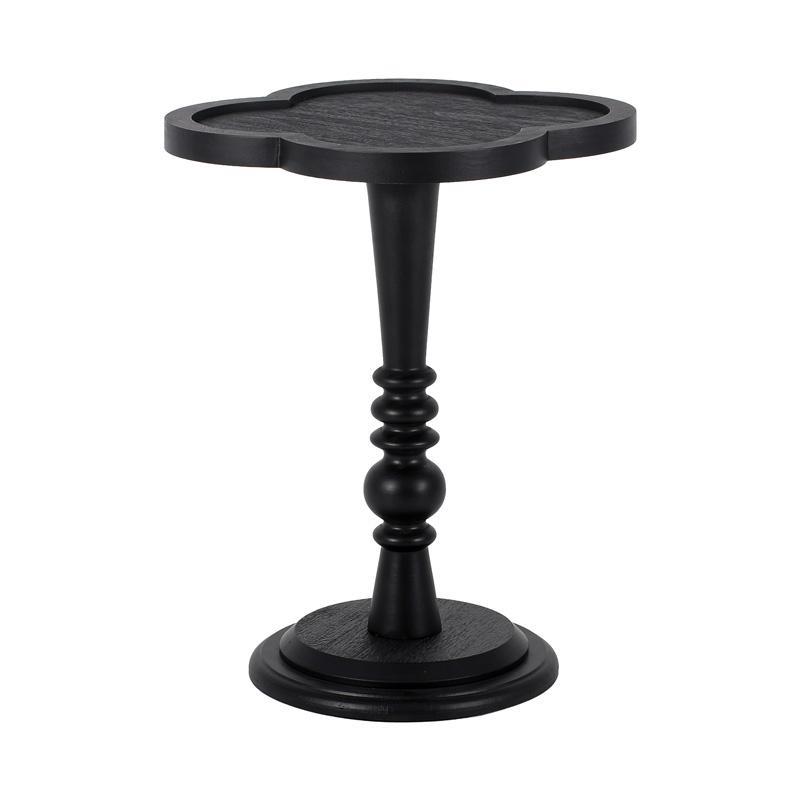 Βοηθητικό τραπεζάκι σαλονιού FL03243 Fylliana Μαύρο 40x55 εκ.