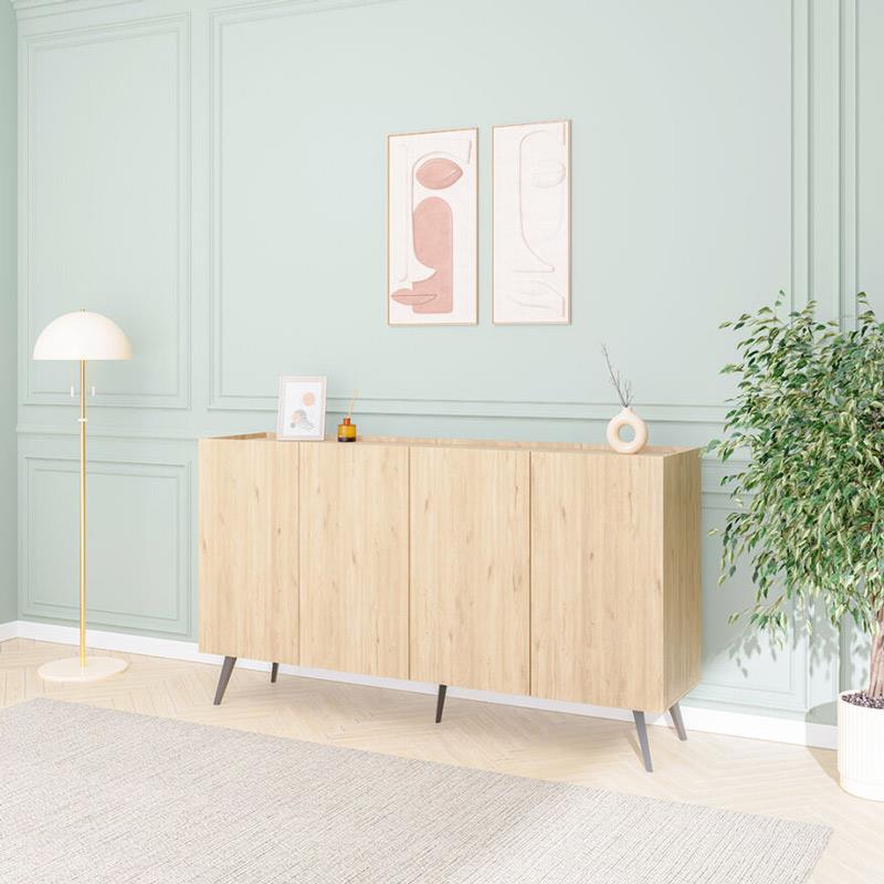 Μπουφές Kudro σε oak απόχρωση 180x43x100εκ