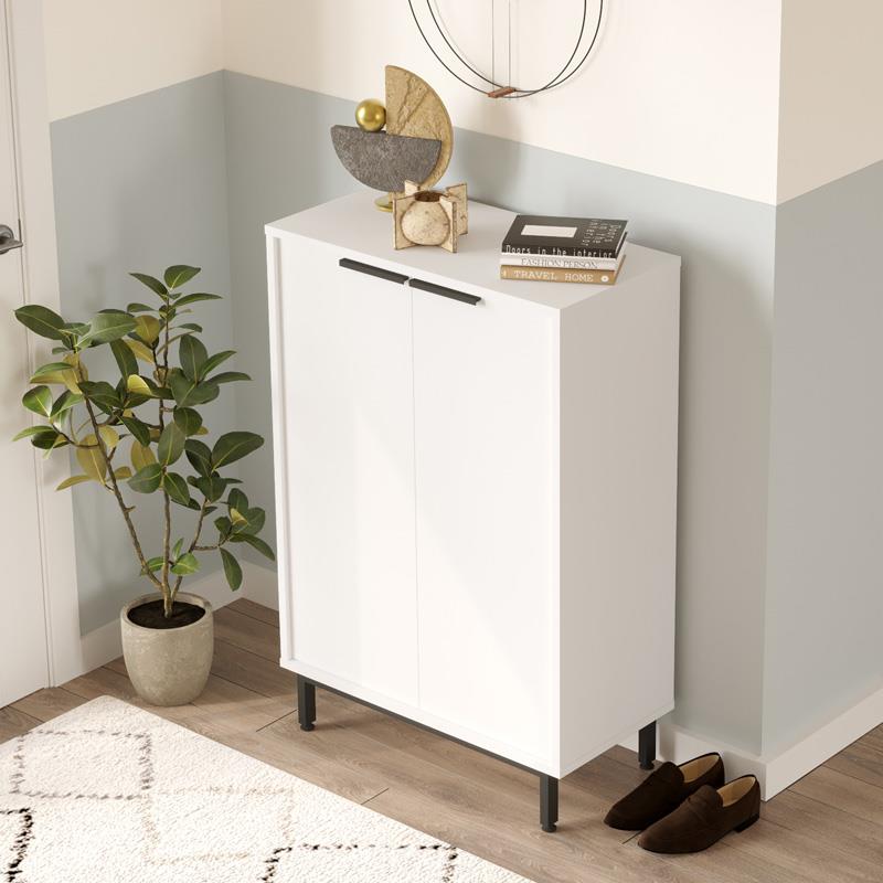 Παπουτσοθήκη Kinga 5 ραφιών λευκό 72x35,5x105,6 εκ.