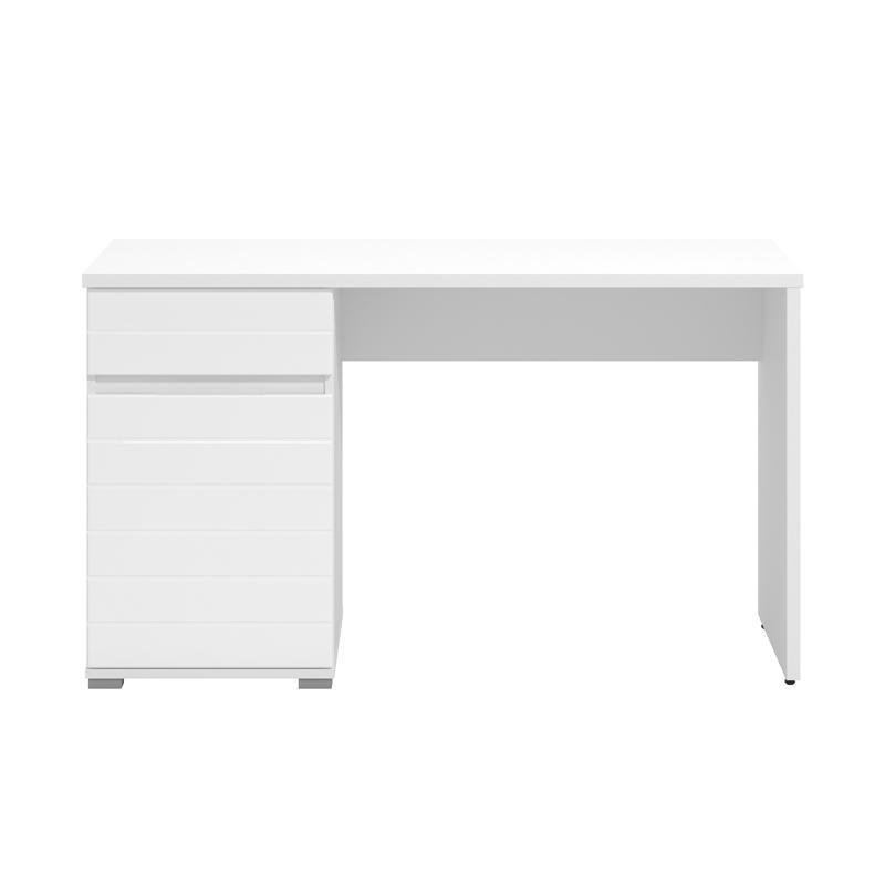 Γραφείο Elan Opaque Λευκό Γυαλιστερό 130x50x76 εκ.