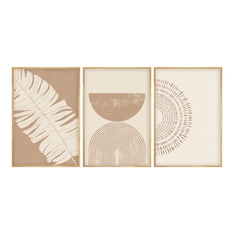 Πίνακας σε Καμβά Terpen I Τρίπτυχος με Ψηφιακή Εκτύπωση 50x2x70εκ.