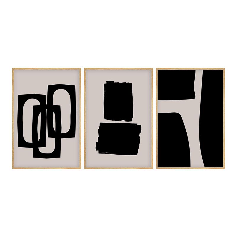 Πίνακας σε Καμβά Blacky Τρίπτυχος με Ψηφιακή Εκτύπωση 50x2x35εκ. Πίνακας σε Καμβά Blacky Τρίπτυχος με Ψηφιακή Εκτύπωση 50x2x35εκ.