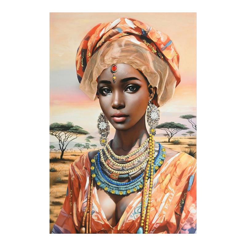 Πίνακας σε Καμβά Zerbera I Inart 80x3x120εκ.