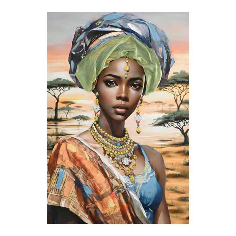 Πίνακας σε Καμβά Zerbera Inart 80x3x120εκ.