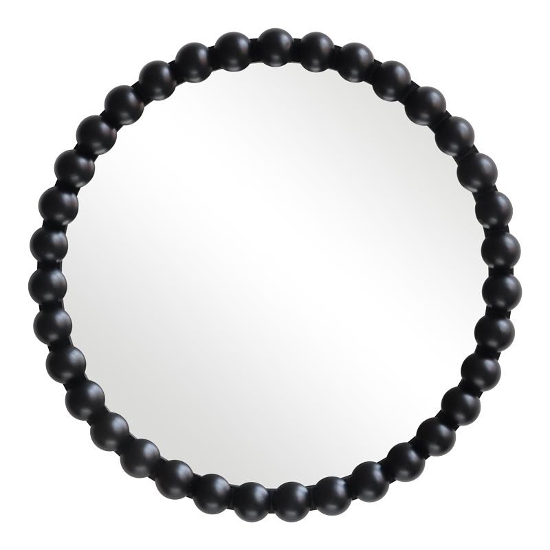 Καθρέπτης Τοίχου Specio Μαύρο Ξύλο Φ60x4.5εκ.