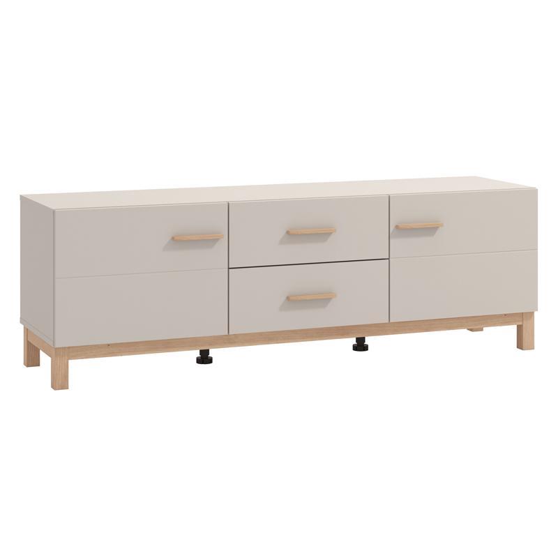 Έπιπλο τηλεόρασης ESSEX 154 3K2F2V Cashmere 154x42x51εκ.