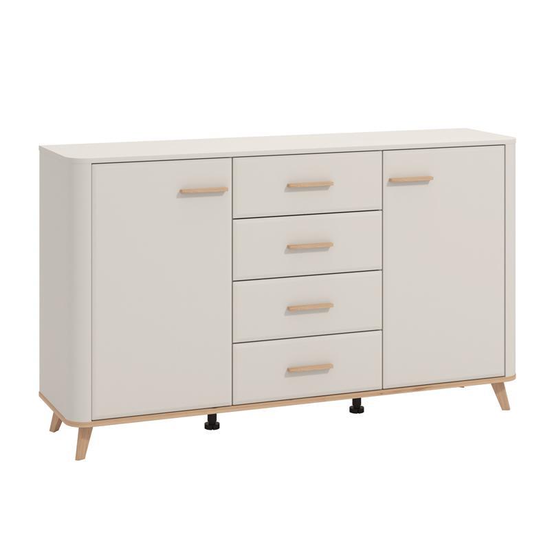 Μπουφές DARWEN 154 3K4F2V Cashmere - Artisan Oak 149x40x90εκ.