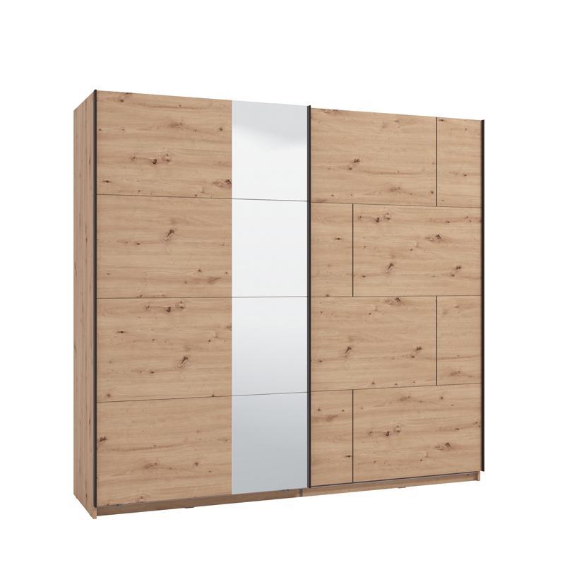 Ντουλάπα Συρόμενη ALERIA 220 OG Artisan oak 220x61x205εκ.