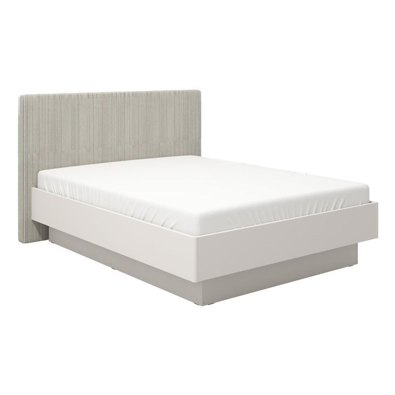 Επενδυμένο Κρεβάτι LUCCA 180 Υπέρδιπλο Cashmere με Μπέζ Ύφασμα 180x200εκ.