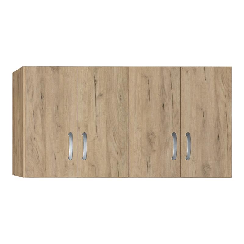 Πατάρι ντουλάπας Zelia τετράφυλλο σε oak απόχρωση 120x42x60εκ