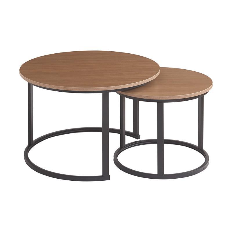 Σετ Τραπεζάκια σαλονιού FL3723 Fylliana 2 τμχ σε Ανοιχτό Καφέ 50x50x39εκ & 70x70x46εκ Σετ Τραπεζάκια σαλονιού FL3723 Fylliana 2 τμχ σε Ανοιχτό Καφέ 50x50x39εκ & 70x70x46εκ