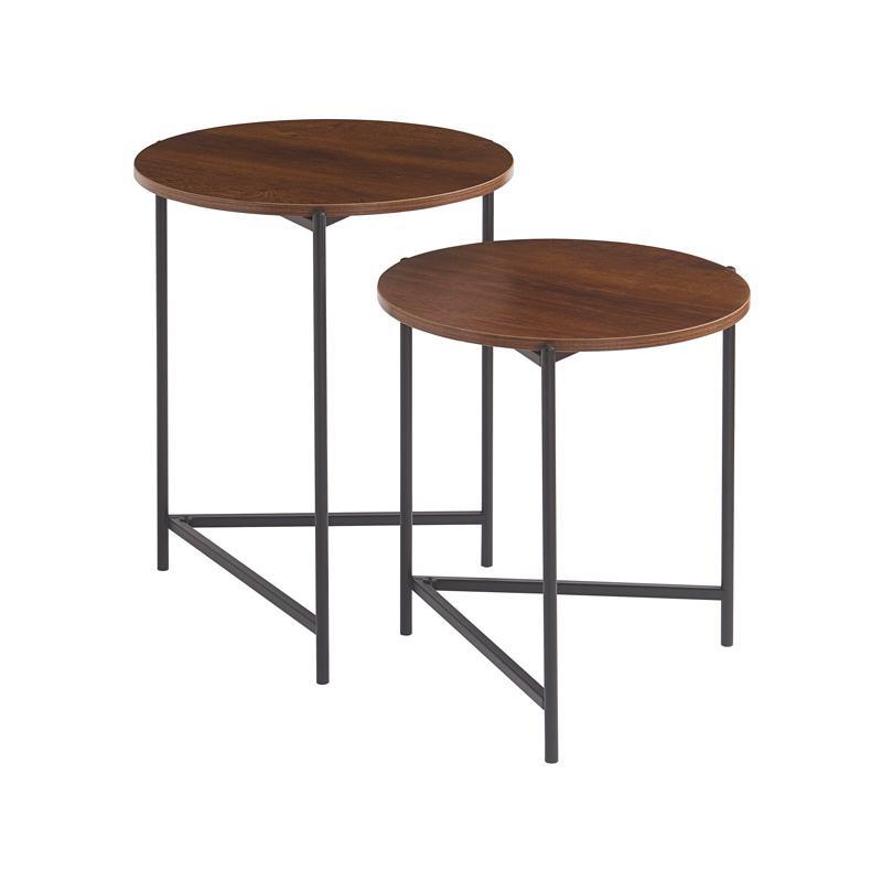 Σετ Τραπεζάκια σαλονιού FL6402 Fylliana 2 τμχ σε Σκούρο Καφέ 45x45x50εκ & 50x50x60εκ. Σετ Τραπεζάκια σαλονιού FL6402 Fylliana 2 τμχ σε Σκούρο Καφέ 45x45x50εκ & 50x50x60εκ.