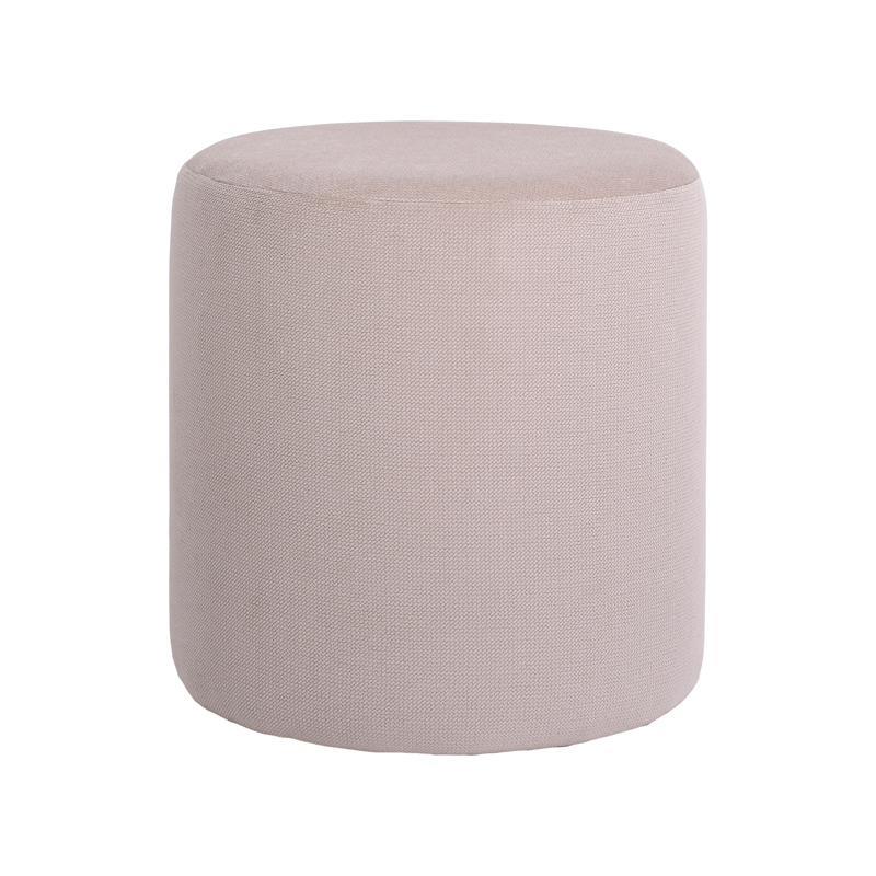 Σκαμπό Circlo Fylliana Στρόγγυλο Μπέζ 34x35εκ.