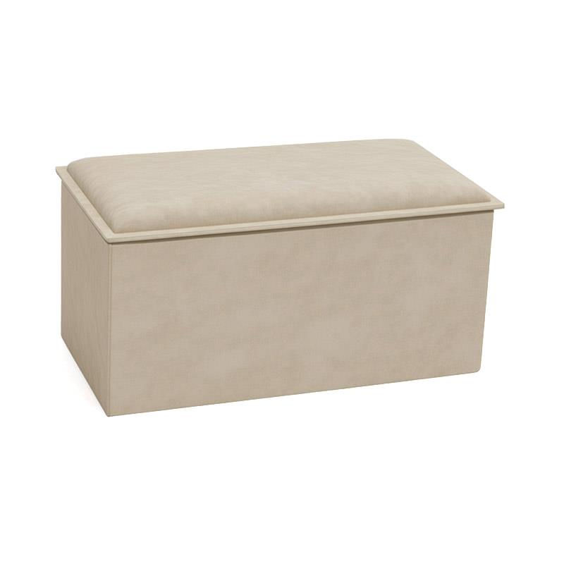 Σκαμπό-μπαούλο Koper Bελούδο σε Mπεζ απόχρωση 76x38x38εκ. Σκαμπό-μπαούλο Koper Bελούδο σε Mπεζ απόχρωση 76x38x38εκ.