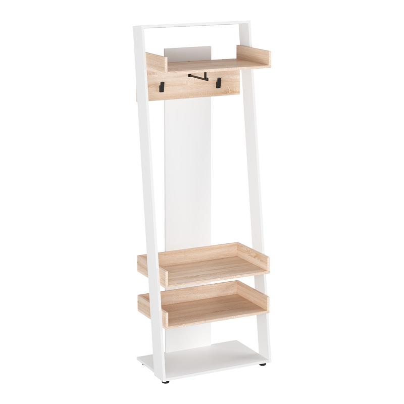 Έπιπλο εισόδου Sciove σε λευκή-φυσική απόχρωση 70x40x200εκ Έπιπλο εισόδου Sciove σε λευκή-φυσική απόχρωση 70x40x200εκ