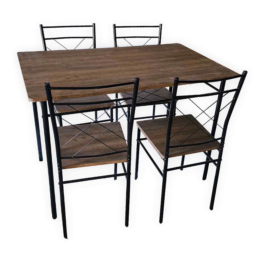 Σετ τραπεζαρίας Liam 5 τμχ με Τραπέζι και 4 Καρέκλες 110x70x74Υεκ. Σετ τραπεζαρίας Liam 5 τμχ με Τραπέζι και 4 Καρέκλες 110x70x74Υεκ.