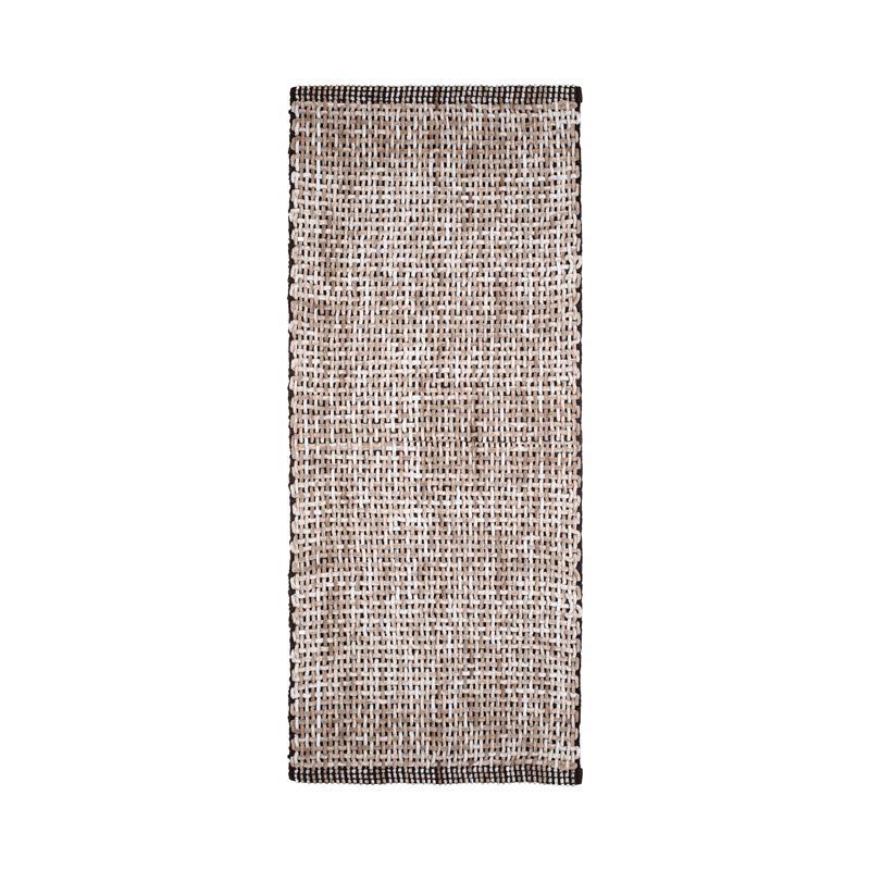 Διακοσμητικό Χαλί "Lagoon" Fylliana Καφέ χρώμα 60x120εκ