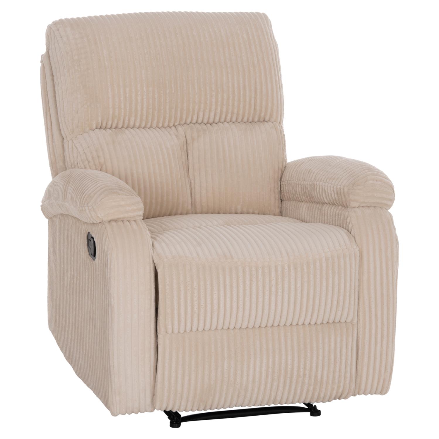 Πολυθρόνα DIONI RELAX C3296.12 με Μπέζ Ριγέ Ύφασμα 85x90x100Υεκ.