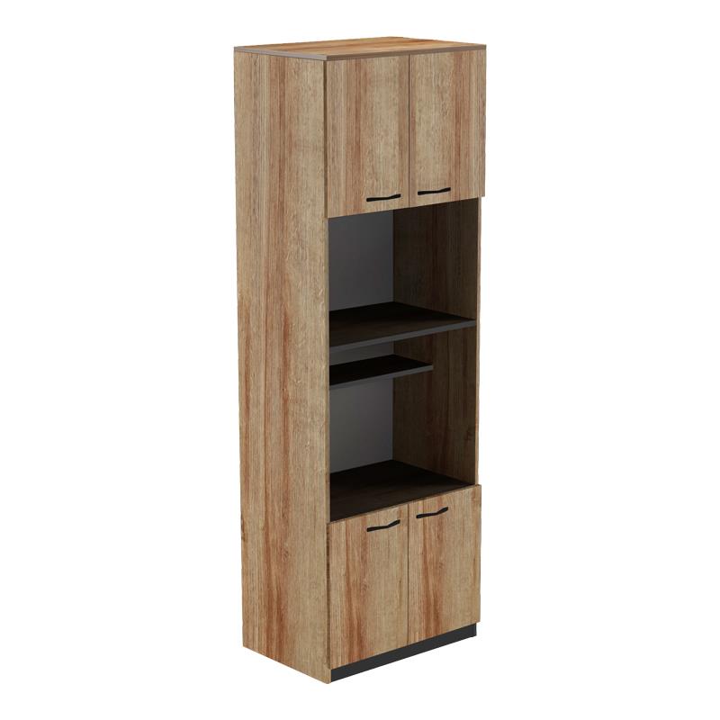 Στήλη κουζίνας Rowan σε ανθρακί-oak απόχρωση 60x42x182εκ