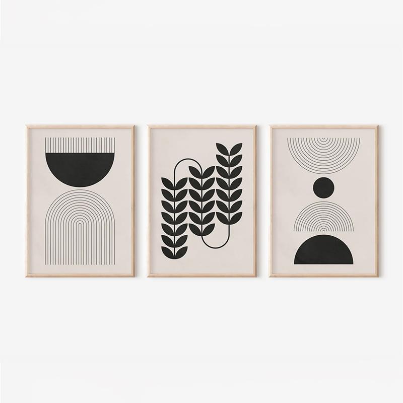 Πίνακας Vanta τρίπτυχος με ψηφιακή εκτύπωση και πλαίσιο 33x1.5x48εκ