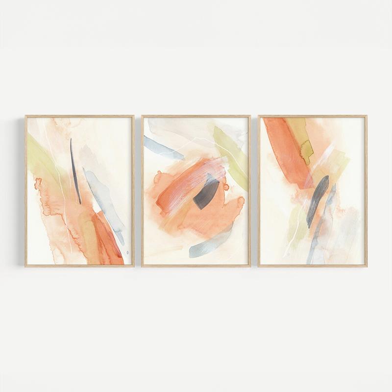 Πίνακας Coris τρίπτυχος με ψηφιακή εκτύπωση και πλαίσιο 33x1.5x48εκ