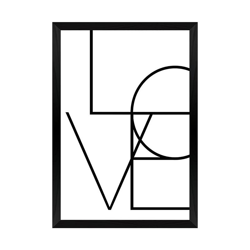 Πίνακας Amora με ψηφιακή εκτύπωση και πλαίσιο 33x1.5x48εκ