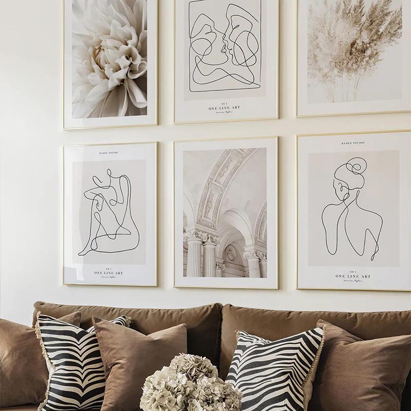 Πίνακας Greda εξάπτυχος με ψηφιακή εκτύπωση και πλαίσιο 33x1.5x48εκ