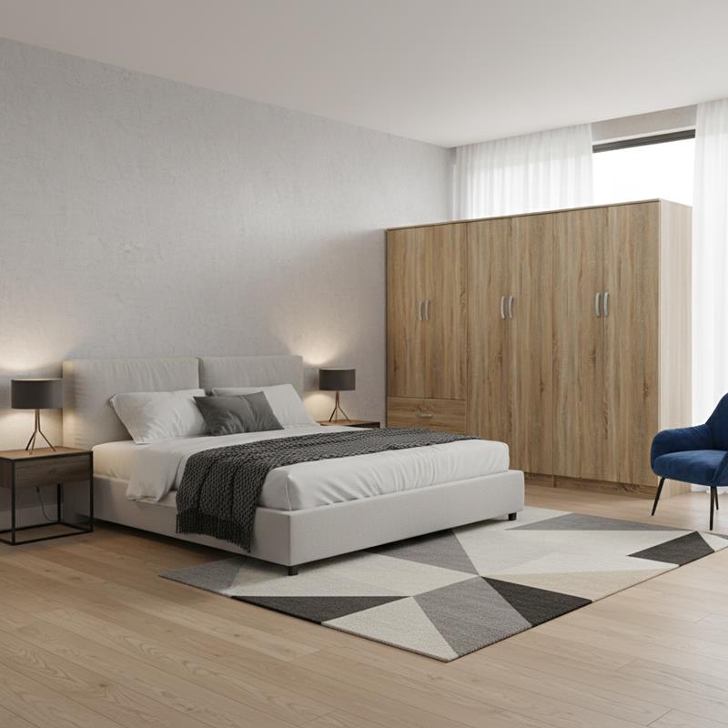 Ντουλάπα εξάφυλλη Lego I sonoma 240x42x180εκ