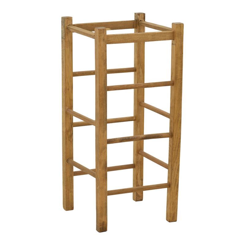 Σκαμπό καφενείου χωρίς πλάτη Bodier καρυδί ξύλο 35x35x78εκ Σκαμπό καφενείου χωρίς πλάτη Bodier καρυδί ξύλο 35x35x78εκ