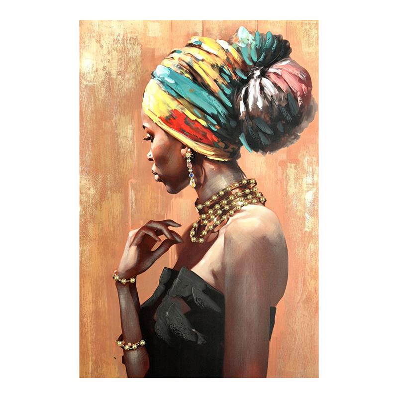 Πίνακας σε καμβά African Inart 80x3x120εκ Πίνακας σε καμβά African Inart 80x3x120εκ