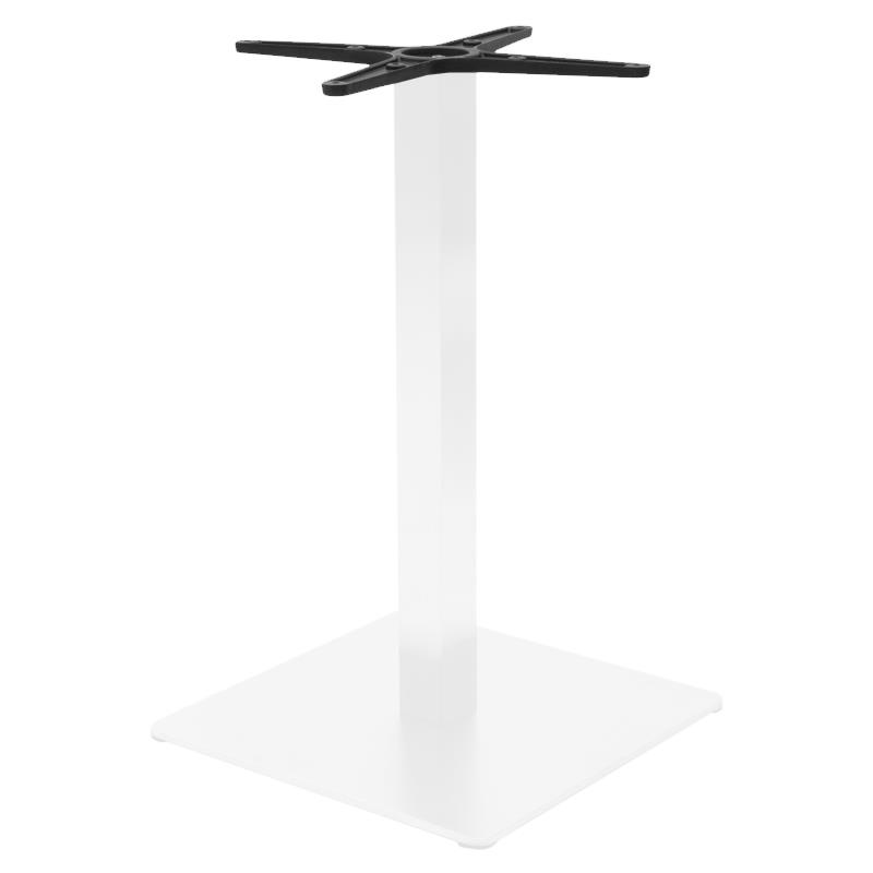 Βάση τραπεζιού bar Stofan μεταλλική λευκό 45x45x108εκ