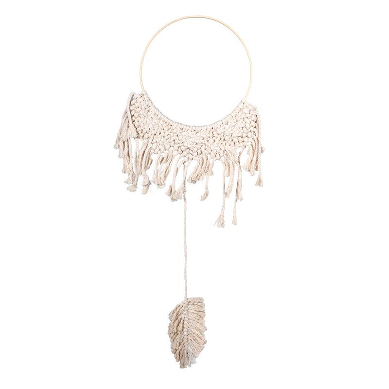 Διακοσμητικό Τοίχου Μακραμέ FL086 Μπέζ 26x26x78 εκ. Διακοσμητικό Τοίχου Μακραμέ FL086 Μπέζ 26x26x78 εκ.