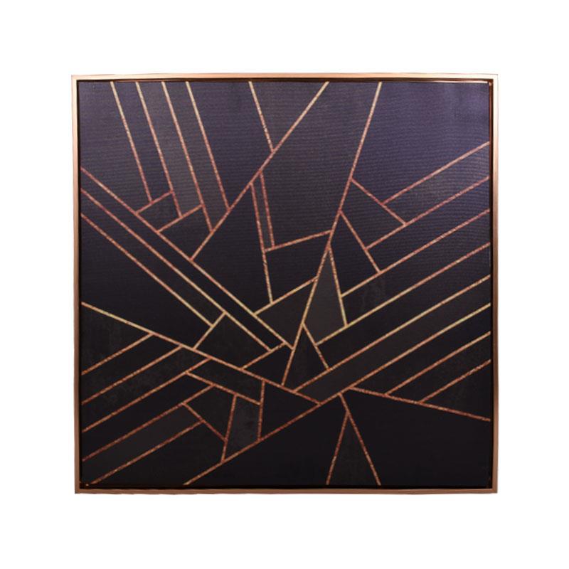 Κάδρο FL043 Fylliana σε Black Theme 60x60εκ.