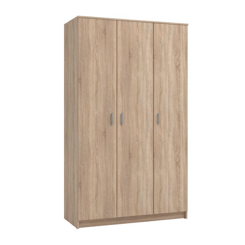 Ντουλάπα Hana 3K Sonoma 120x52x205 εκ. Ντουλάπα Hana 3K Sonoma 120x52x205 εκ.