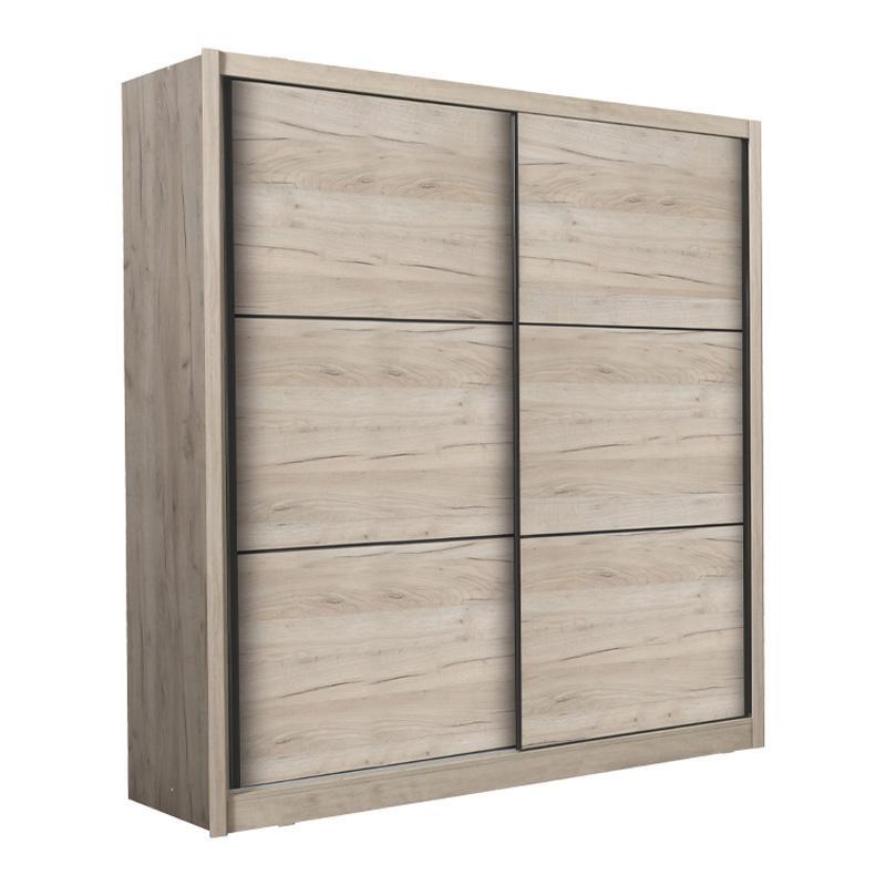 Ντουλάπα Navara 215 Γκρί Δρύς 213x60x215,5 εκ. Ντουλάπα Navara 215 Γκρί Δρύς 213x60x215,5 εκ.