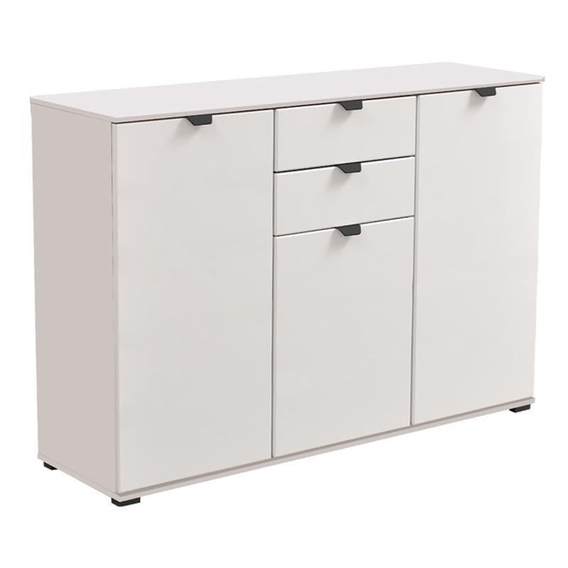 Κομότα - Μπουφές Duero 3K2F Λευκό 135x40x95 εκ.