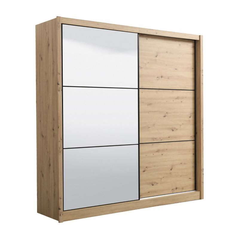 Ντουλάπα Navara με Καθρέφτη 215 OG Artisan Oak 213x60x215,5 εκ. Ντουλάπα Navara με Καθρέφτη 215 OG Artisan Oak 213x60x215,5 εκ.