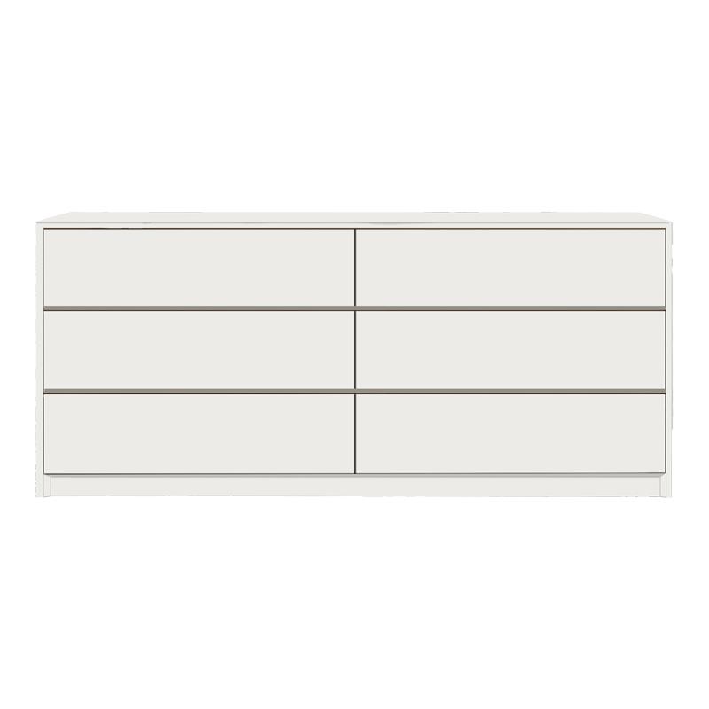 Συρταριέρα Kuanger mdf σε λευκή απόχρωση 120x40x70εκ