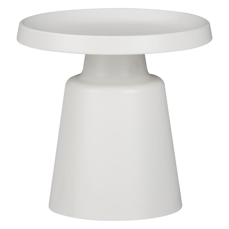 Βοηθητικό τραπέζι Ginoze Inart λευκό μέταλλο Φ50x50εκ Βοηθητικό τραπέζι Ginoze Inart λευκό μέταλλο Φ50x50εκ