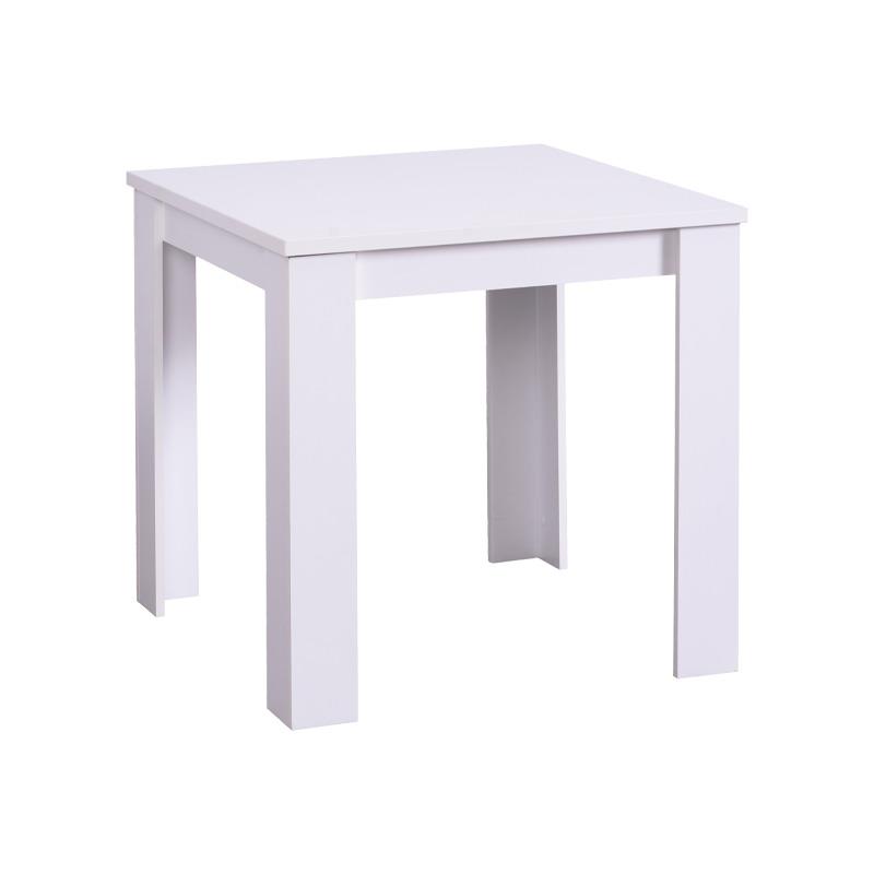 Τραπέζι Τραπεζαρίας DT Λευκό 80x80x75 εκ. Τραπέζι Τραπεζαρίας DT Λευκό 80x80x75 εκ.