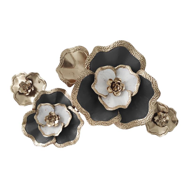 Διακοσμητικό τοίχου Rosalia Inart μέταλλο σε χρυσή-μαύρη απόχρωση 90x58x7.5εκ Διακοσμητικό τοίχου Rosalia Inart μέταλλο σε χρυσή-μαύρη απόχρωση 90x58x7.5εκ