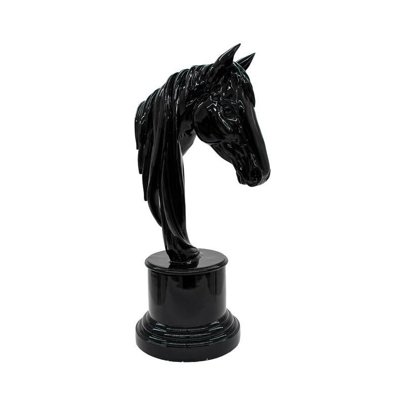 Επιτραπέζια Διακοσμητική Φιγούρα "Άλογο" FL390 Fylliana Μαύρο χρώμα 38x30x75εκ Επιτραπέζια Διακοσμητική Φιγούρα "Άλογο" FL390 Fylliana Μαύρο χρώμα 38x30x75εκ