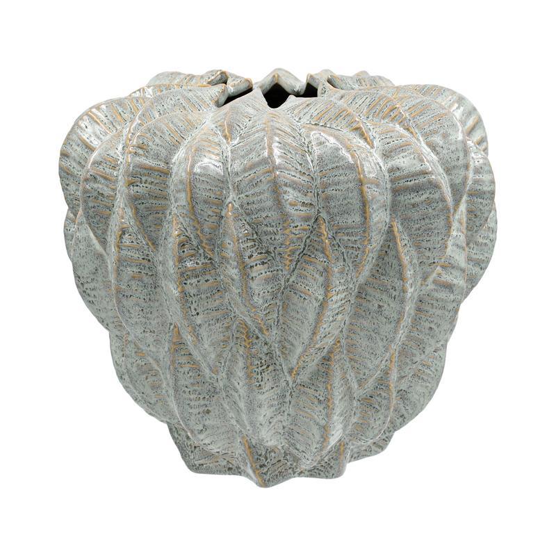 Κεραμικό Βάζο FL23913 Fylliana Βεραμάν Φ25x23 εκ.