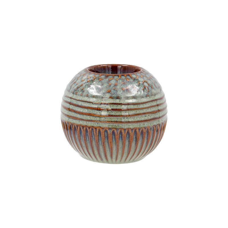 Κεραμικό Ρεσώ FL23761 Fylliana Πράσινο - Καφέ 11x11x10 εκ. Κεραμικό Ρεσώ FL23761 Fylliana Πράσινο - Καφέ 11x11x10 εκ.