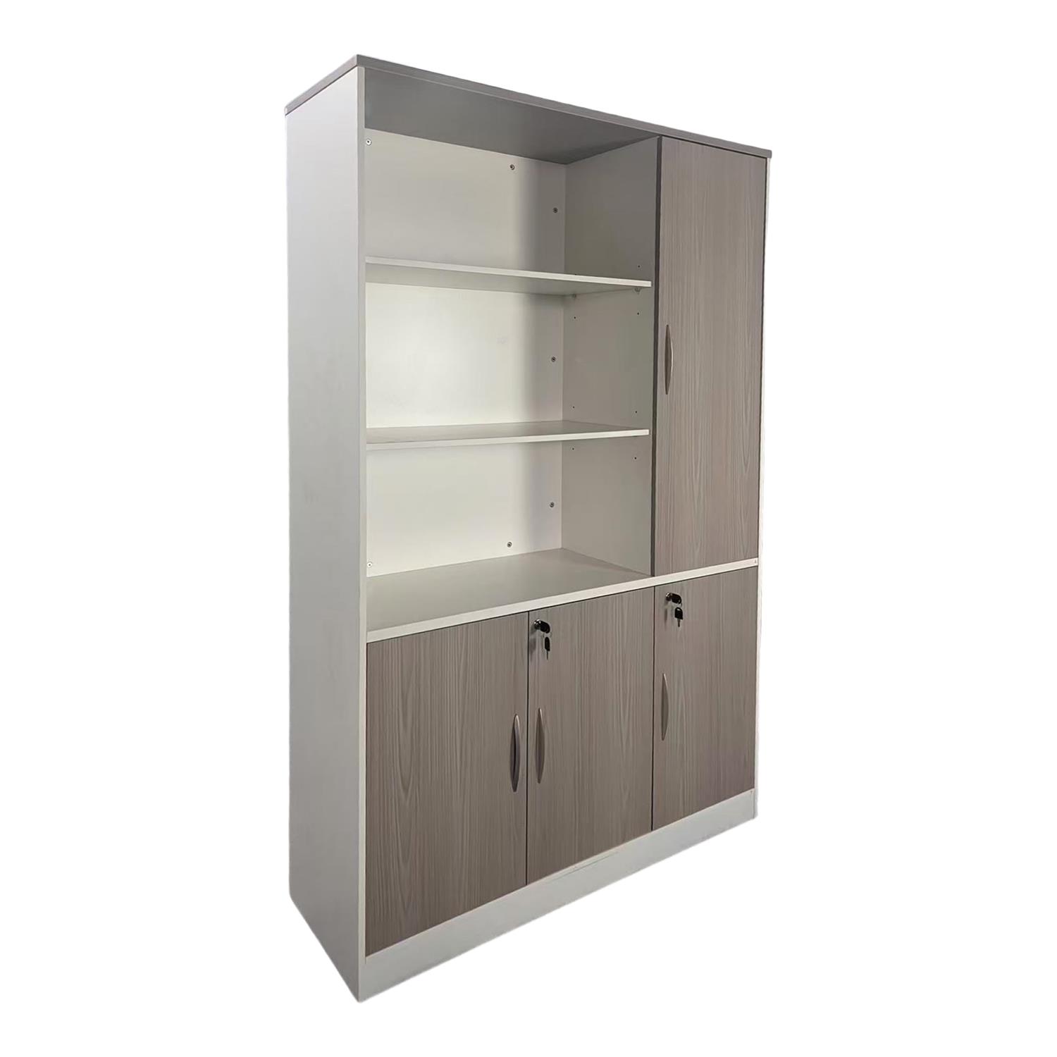 Βιβλιοθήκη γραφείου Armadi σε Sonoma - Λευκό 120x40x200εκ