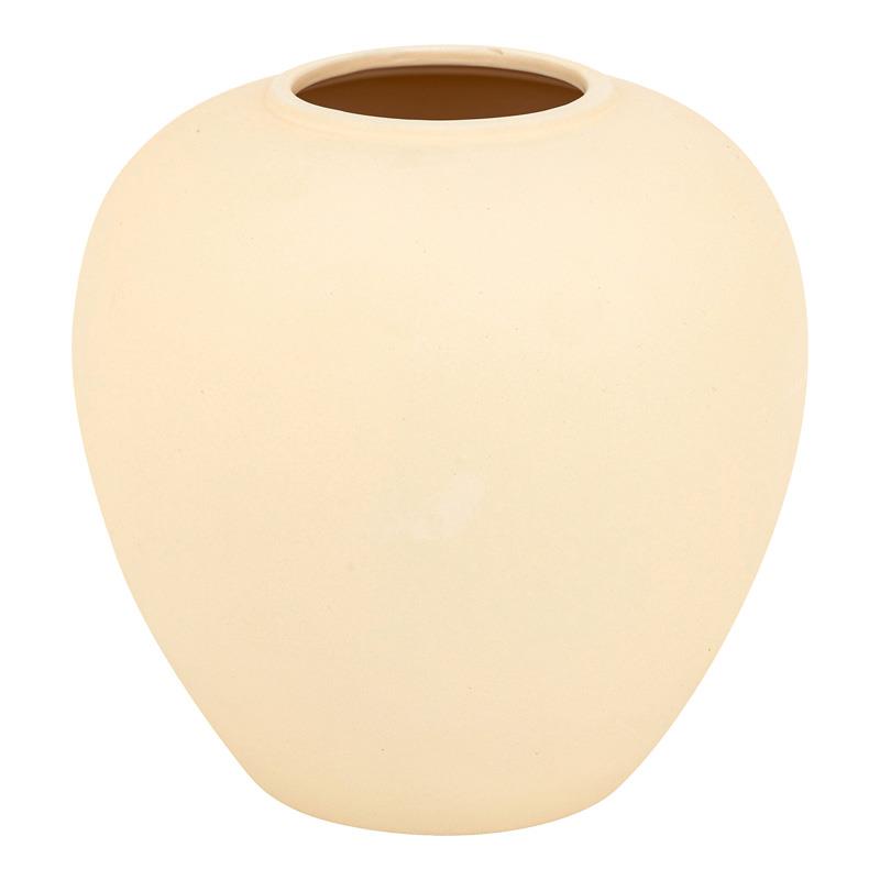 Βάζο Vegen κεραμικό εκρού Φ22x24 εκ.