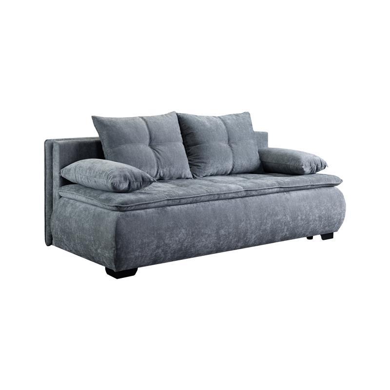 Καναπές - Κρεβάτι Mina με Αποθηκευτικό Χώρο Γκρί 208x95x80 εκ.