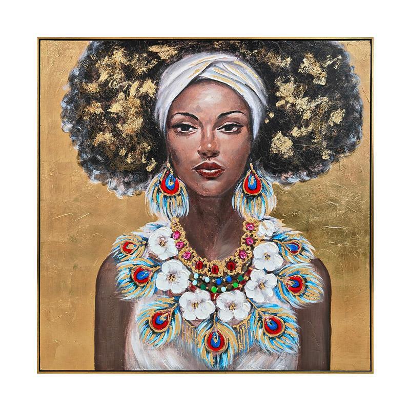 Πίνακας σε Καμβά "Woman Face" FL4961 Fylliana Καφέ -Χρυσό -Λευκό 100x3x100 εκ. Πίνακας σε Καμβά "Woman Face" FL4961 Fylliana Καφέ -Χρυσό -Λευκό 100x3x100 εκ.